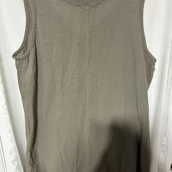 Oh My Gauze! Khaki Tank Top L/XL - delicious looking top of cotton - - Picture 4 of 10